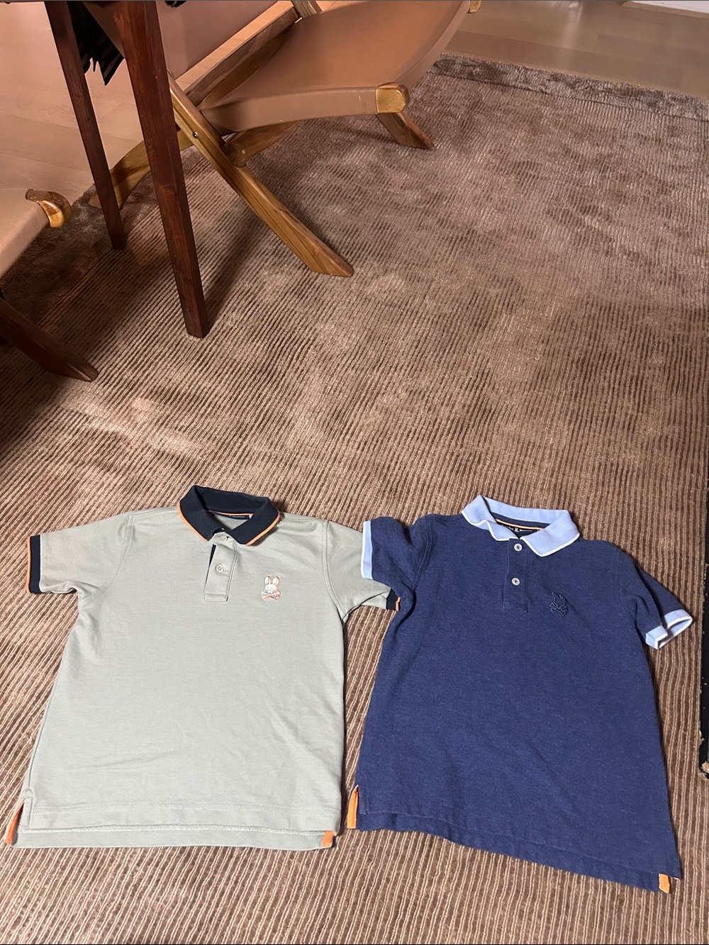 Psycho Bunny youth boy polo set bundle size 7/8